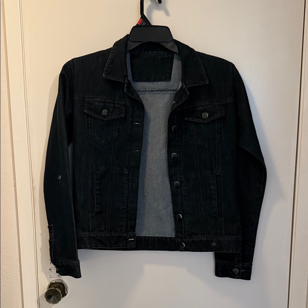 Stylish Black Denim Jacket